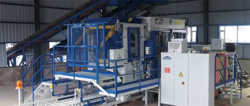 A fully automated multi-layer concrete interlocking brick production project has been launched in Africa.