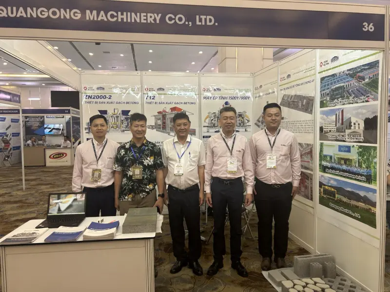 Deepening Its Foothold in Southeast Asian Infrastructure! Quangong Machinery Co., Ltd. Shines at the 2026 Vietnam Concrete Show