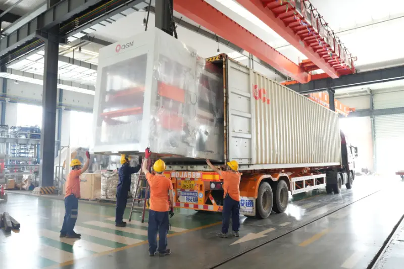 Quangong Machinery Ships Smart Brick Production Lines to Overseas Markets